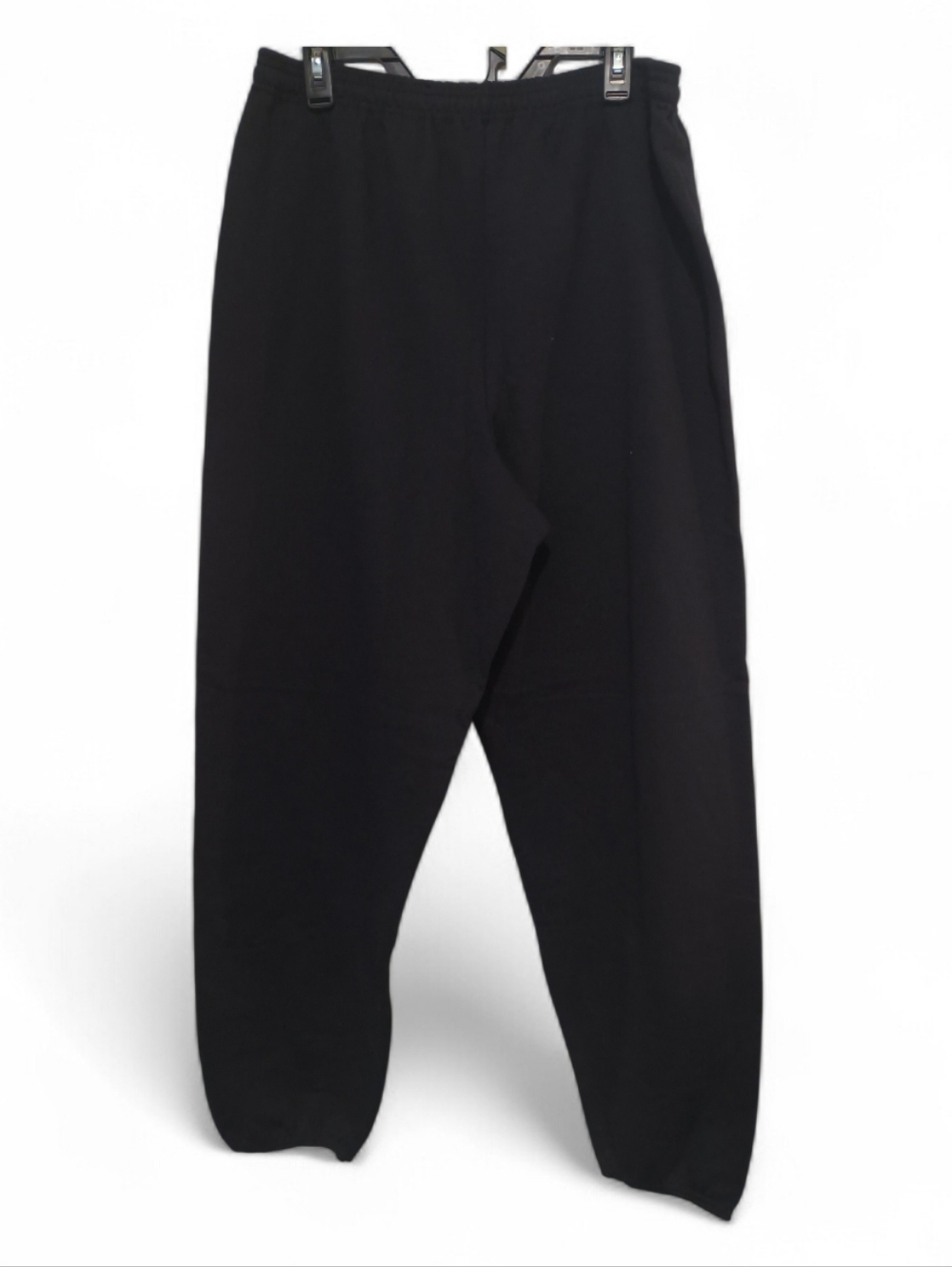 NWOT Men's Black Sweatpants Joggers with Positivity Message Unisex - Picture 5 of 5